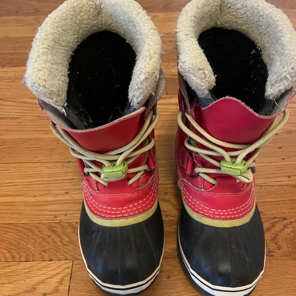 Sorel winter snow boots girl size 2 - Picture 1 of 5